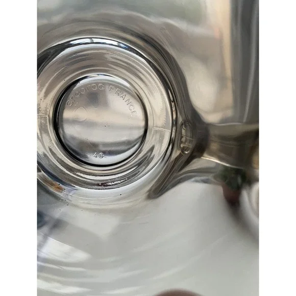 VTG Single Arcoroc France Smokey Gray Coffee Mug And Saucer Rare - Picture 7 of 7